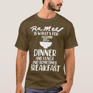 Camiseta Ramen É Para O Janto Anime Kawaii Ramen Noodles Lo