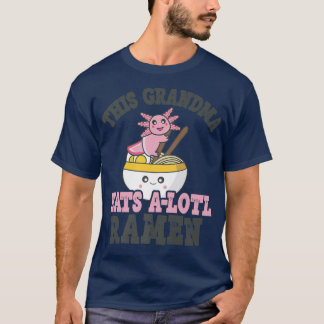Camiseta Ramen Encantando Avó Encantada Axolotl Ram