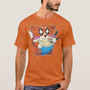 Camiseta Ramen Fox Anime Manga Graphic Japão Animal Cute Ka
