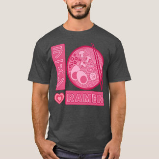 Camiseta Ramen Girl ama Anime Ramen Japonês 