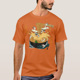 Camiseta Ramen Hiragana Bowl De Noodles Koi Fish Asian Drag