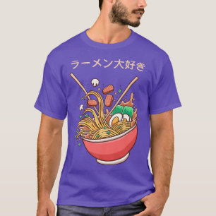 Camiseta Ramen Is Life Love Ramen Japonês Noodles Kawaii Q
