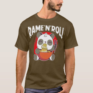 Camiseta Ramen Japan Kawaii Noodle Bowl Pun Panda Premium
