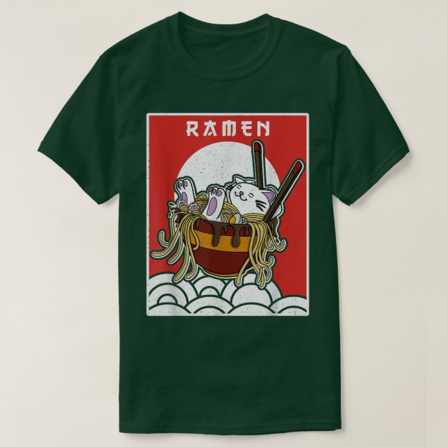 Camiseta Ramen Japan Noodles Noodle Japonês Cuisine 1303 (Frente do Design)