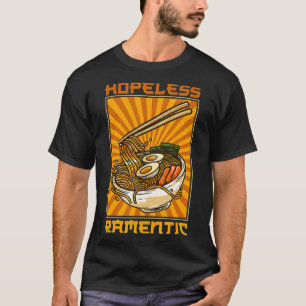 Camiseta Ramen Japonês Comida Ramen nerd Sem Fio
