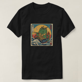 Camiseta Ramen Japonês Divertido Kawaii bebê dragão Anime