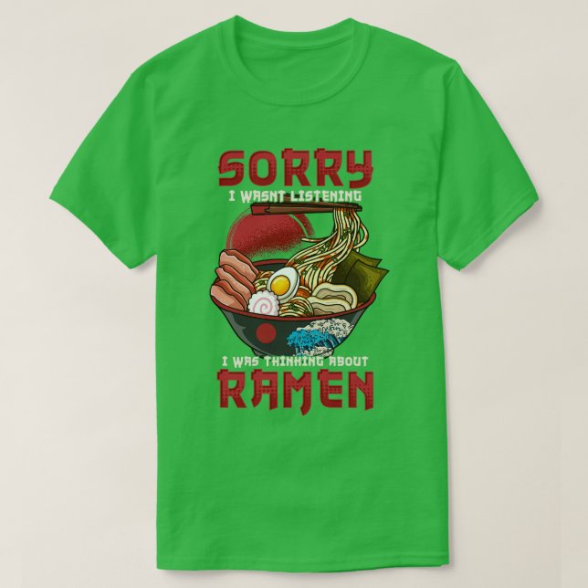 Camiseta Ramen Japonês Noodles 3 (Frente do Design)