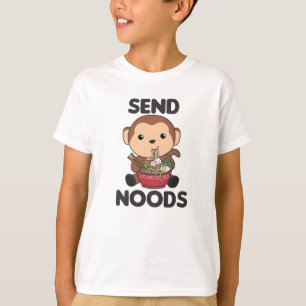 Camiseta Ramen Japonês Noodles Sweet Monkey Come Ramen