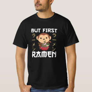 Camiseta Ramen Japonês Noodles Sweet Monkey Come Ramen