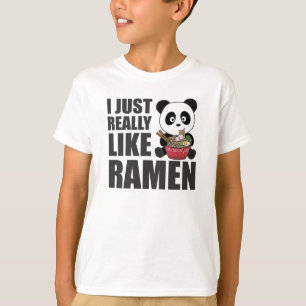 Camiseta Ramen Japonês Noodles Sweet Panda Come Ramen