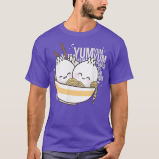 Camiseta Ramen Kawaii Bao Dim Sum Yum Yum Animes 
