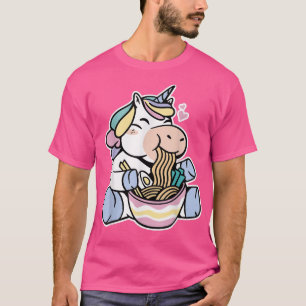 Camiseta Ramen Kawaii unicorn
