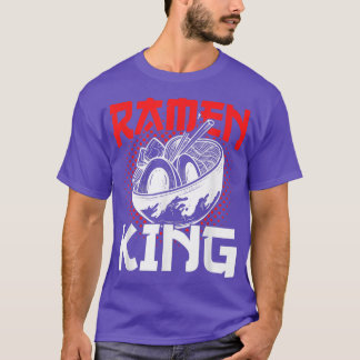 Camiseta Ramen King Asian Comida da Copa Japonesa de Sopa N