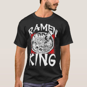 Camiseta Ramen King Asian Comida do Japonês Soup Cup Noodle