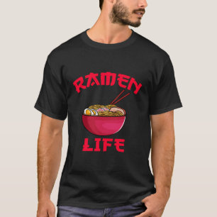 Camiseta Ramen Life Japonês Noodle Gift