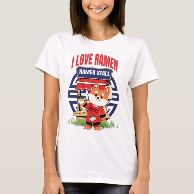 Camiseta Ramen Lover Women White (Frente)