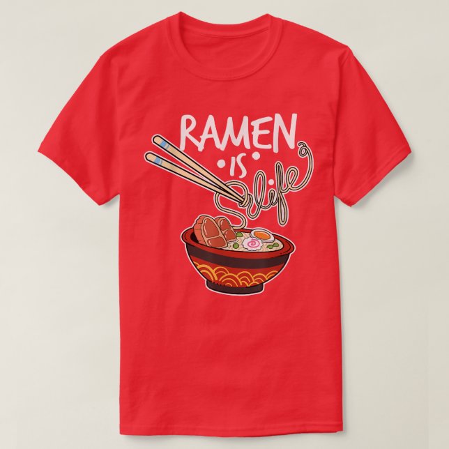 Camiseta Ramen Manga Bubble Tea Gift (Frente do Design)