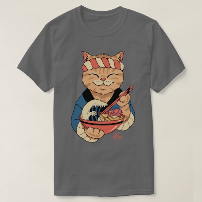 Camiseta Ramen Meowster (Frente do Design)