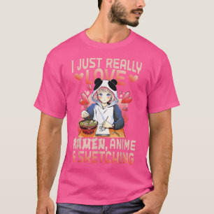 Camiseta Ramen MerchAnime LoversJapanese AnimationSketching