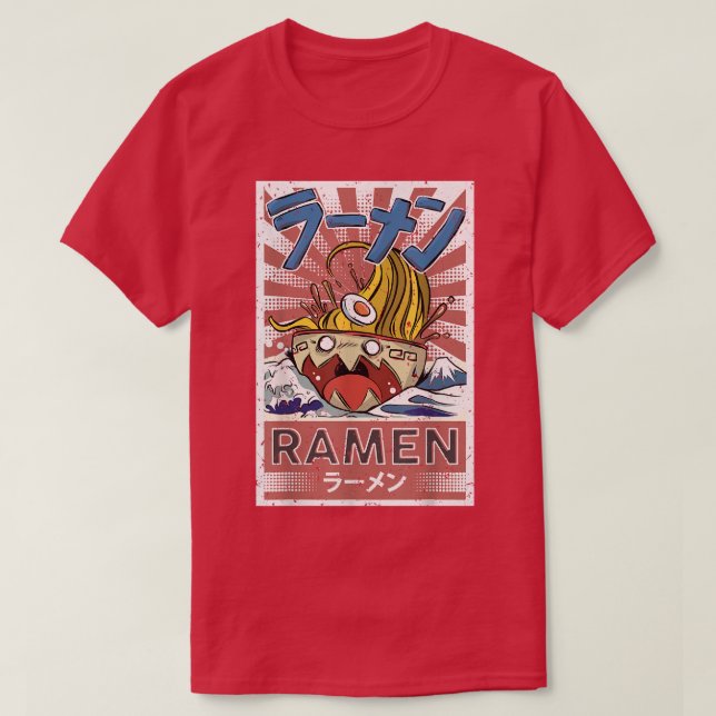 Camiseta Ramen Monster Bowl1398 (Frente do Design)