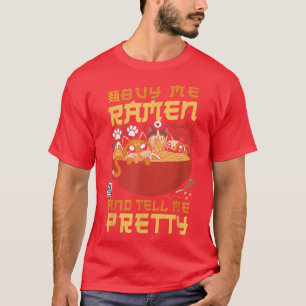 Camiseta Ramen Noodle Bowl Adora Kawaii Cat Comprar Me