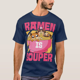 Camiseta Ramen Noodle Bowl Ama Japonês Kawaii Cat Ramen I