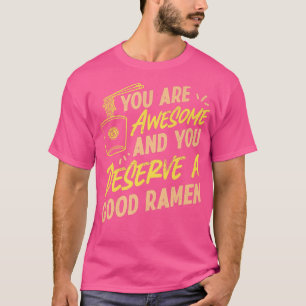 Camiseta Ramen Noodle Bowl Ama Japonês Kawaii Você É Awe