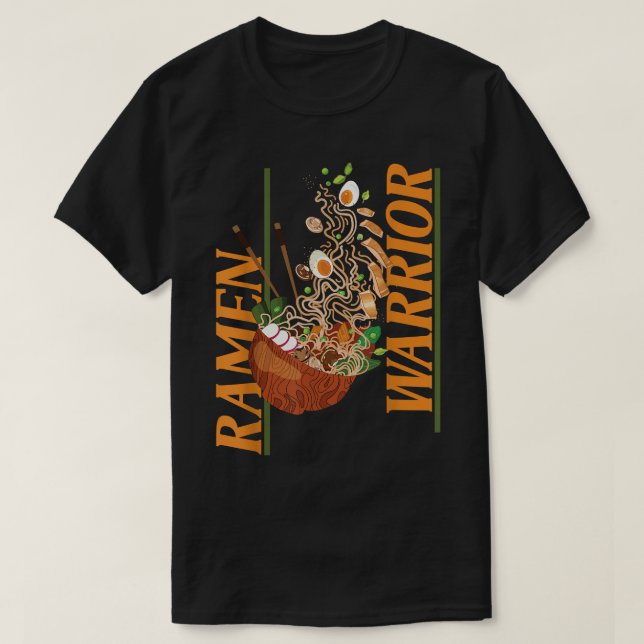 Camiseta Ramen Noodle Bowl Love Japanese Kawaii Ramen Warri (Frente do Design)