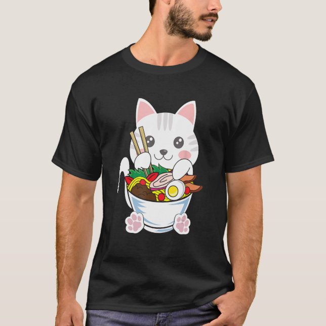 Camiseta Ramen Noodle roupa Maruchan Ramen Chicken Ramen (Frente)