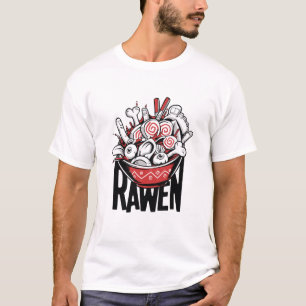 Camiseta Ramen Noodle Zombie Design