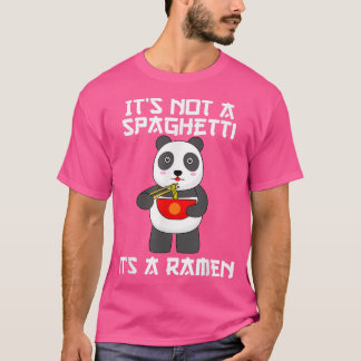 Camiseta Ramen Noodles Bowl Com Chopsticks & Panda Para Ram