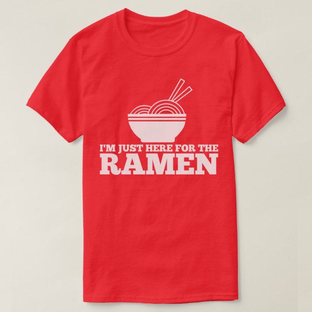 Camiseta Ramen Noodles Comida Japonesa (Frente do Design)