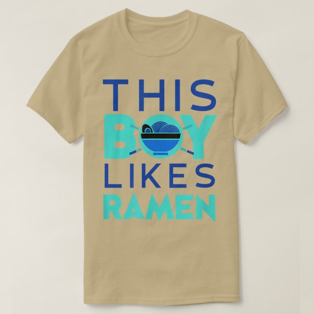 Camiseta Ramen Noodles Ironic Dizendo Cultura de Comida Jap (Frente do Design)