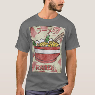 Camiseta Ramen Noodles Japanese Aesthetic Retro Vintage 