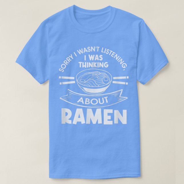 Camiseta Ramen Noodles Japanese Food Hobby Chef  (Frente do Design)