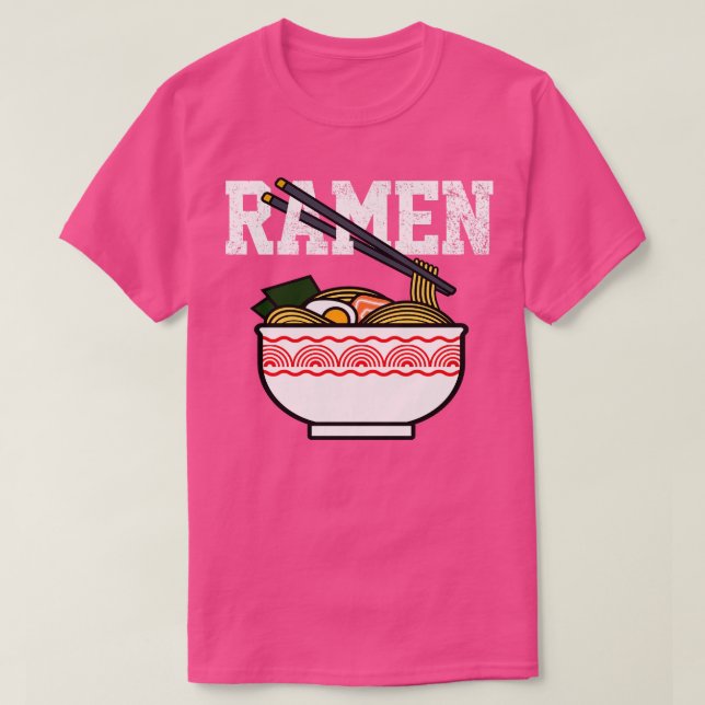Camiseta Ramen Noodles Japonês (Frente do Design)