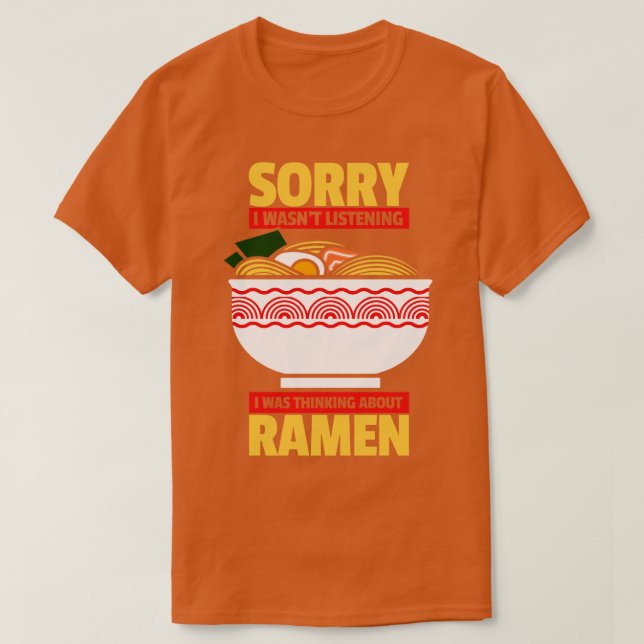 Camiseta Ramen Noodles Japonês 1 (Frente do Design)