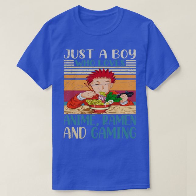 Camiseta Ramen Noodles Otaku Gamer Anime Manga (Frente do Design)