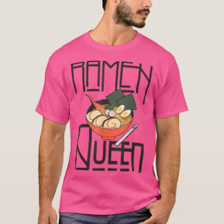 Camiseta Ramen Queen, Kawaii For Teen Girls Women, Japonês