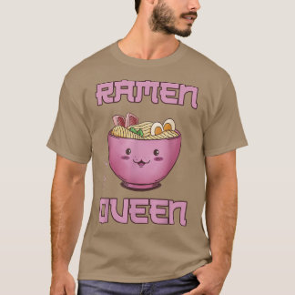 Camiseta Ramen Queen Kawaii Ramen Bowl Kawaii Animanes
