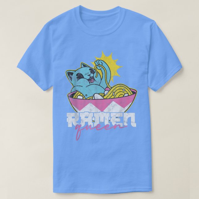 Camiseta Ramen Queen Ramen Fan (Frente do Design)