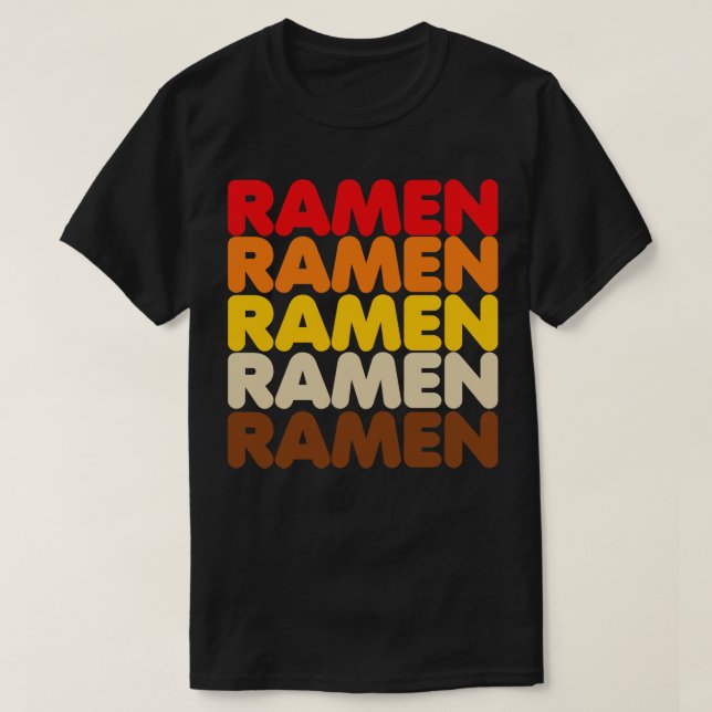 Camiseta Ramen Ramen Ramen (Frente do Design)