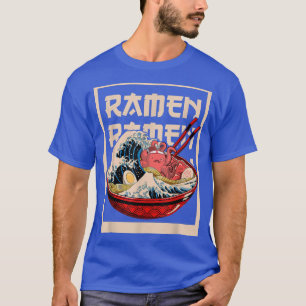 Camiseta Ramen Retro Style Vintage Anime Gifts Japonês Gir