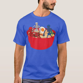 Camiseta Ramen Sculls 4 De Julho American Flag Usa 1442