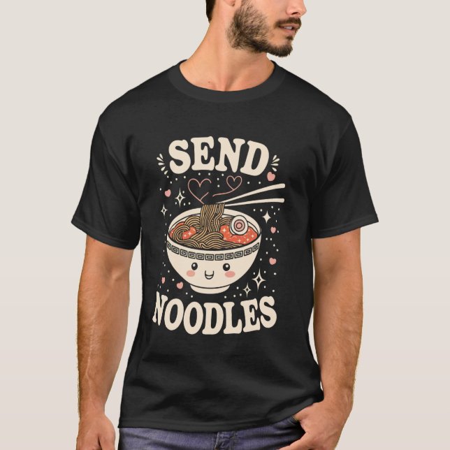 Camiseta Ramen Send Macarrão (Frente)