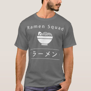 Camiseta Ramen Squad Ironic Japonês Noodle Comida