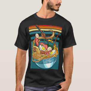 Camiseta Ramen Style Vintage Anime Comida Japonês Dons Girl