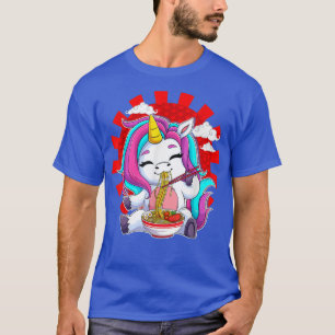 Camiseta Ramen Unicorn Kawaii Anime Comida Japonesa Gift Gi
