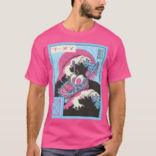 Camiseta Ramen Vaporwave Wave Dragon