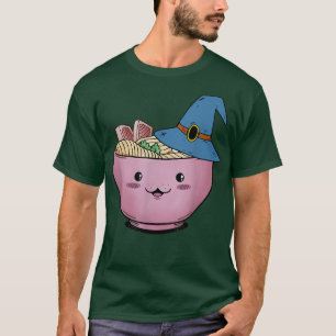Camiseta Ramen Witch Hat Lazy Halloween Costume Kawaii Japa